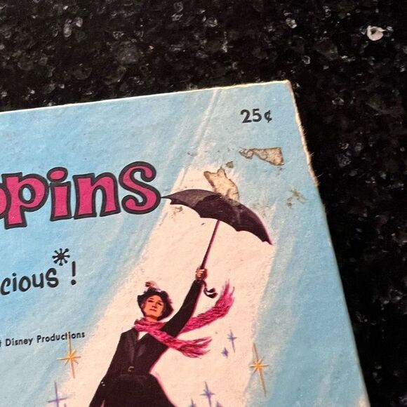 Walt Disney’s Mary Poppins Vintage kids picture book .25 cent Whitman book - Picture 2 of 7